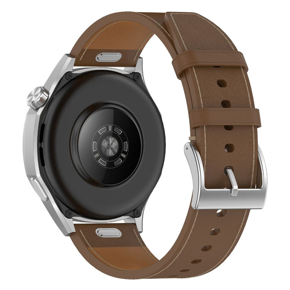 Techsuit W073 szíj Samsung Galaxy Watch Series-hez, 20mm, barna