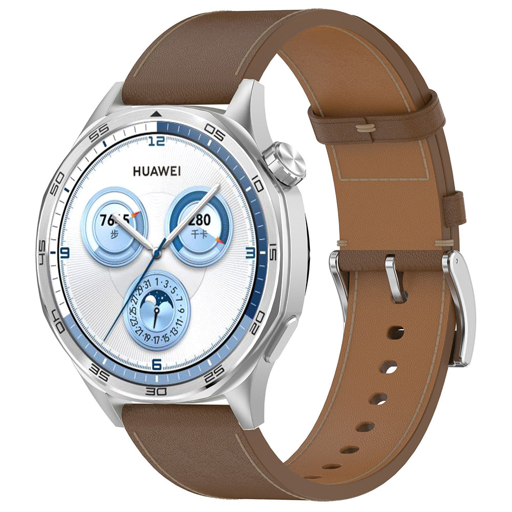 Techsuit W073 szíj Samsung Galaxy Watch Series-hez, 20mm, barna