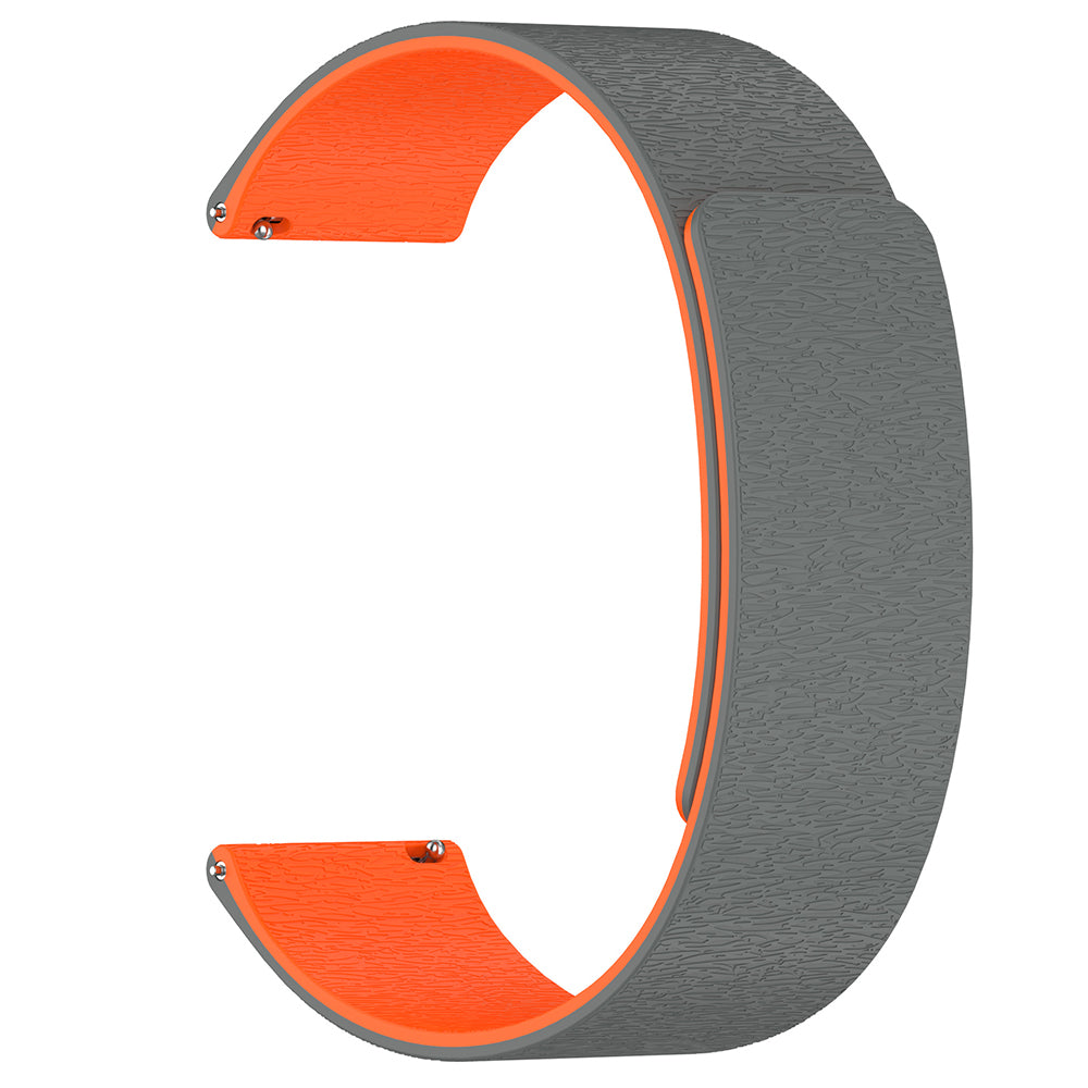 Techsuit W074 szíj a Samsung Galaxy Watch sorozathoz, Szürke Narancssárga