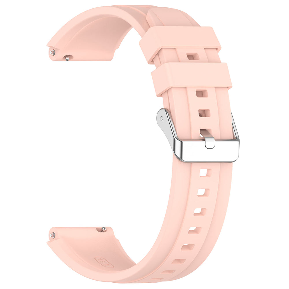 Techsuit W075 szíj Huawei Watch / Garmin Watch sorozathoz, 18mm, Rózsaszín