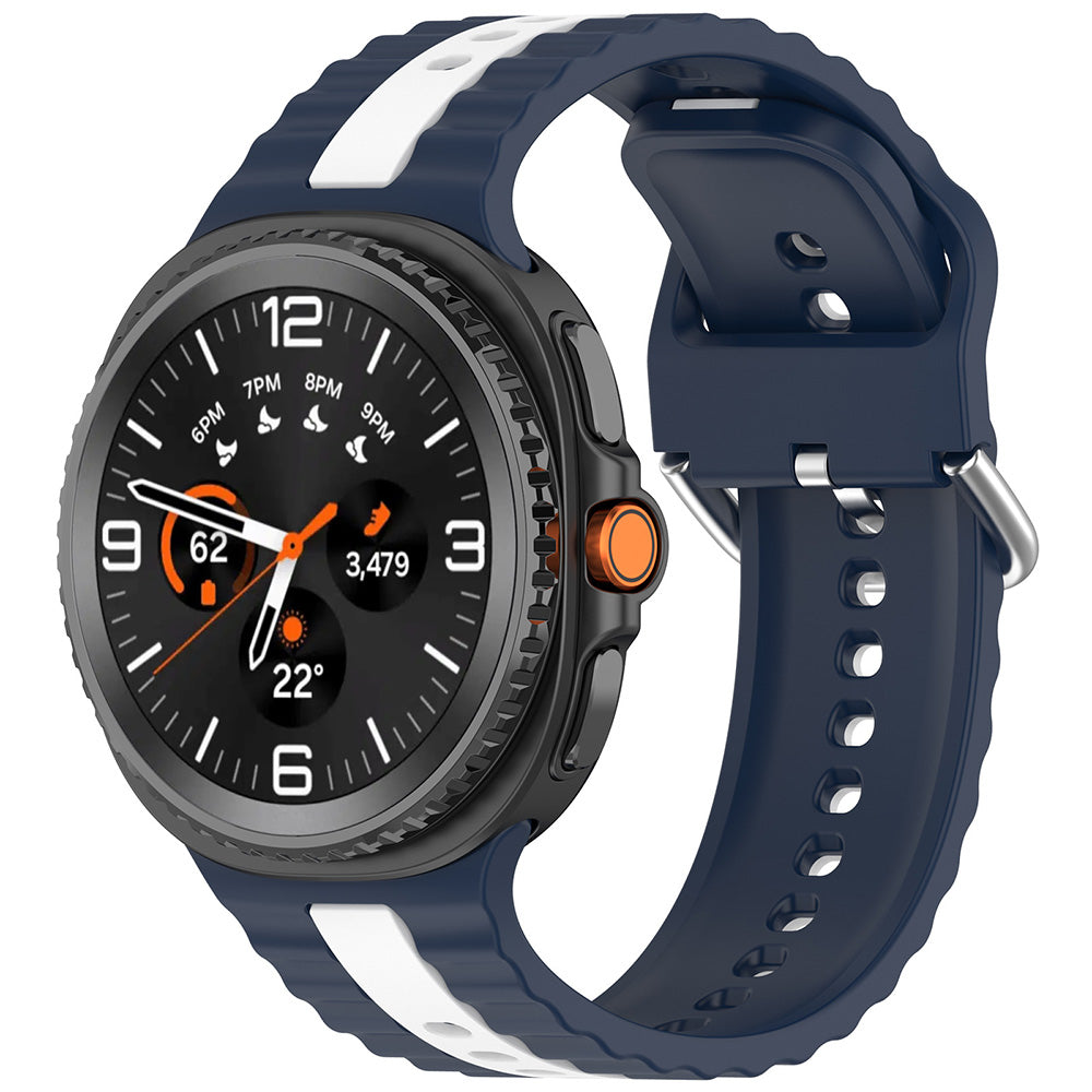 Techsuit W078 szíj Samsung Galaxy Watch 8 Classic / Watch8 44mm / Watch 8 40mm, tengerészkék