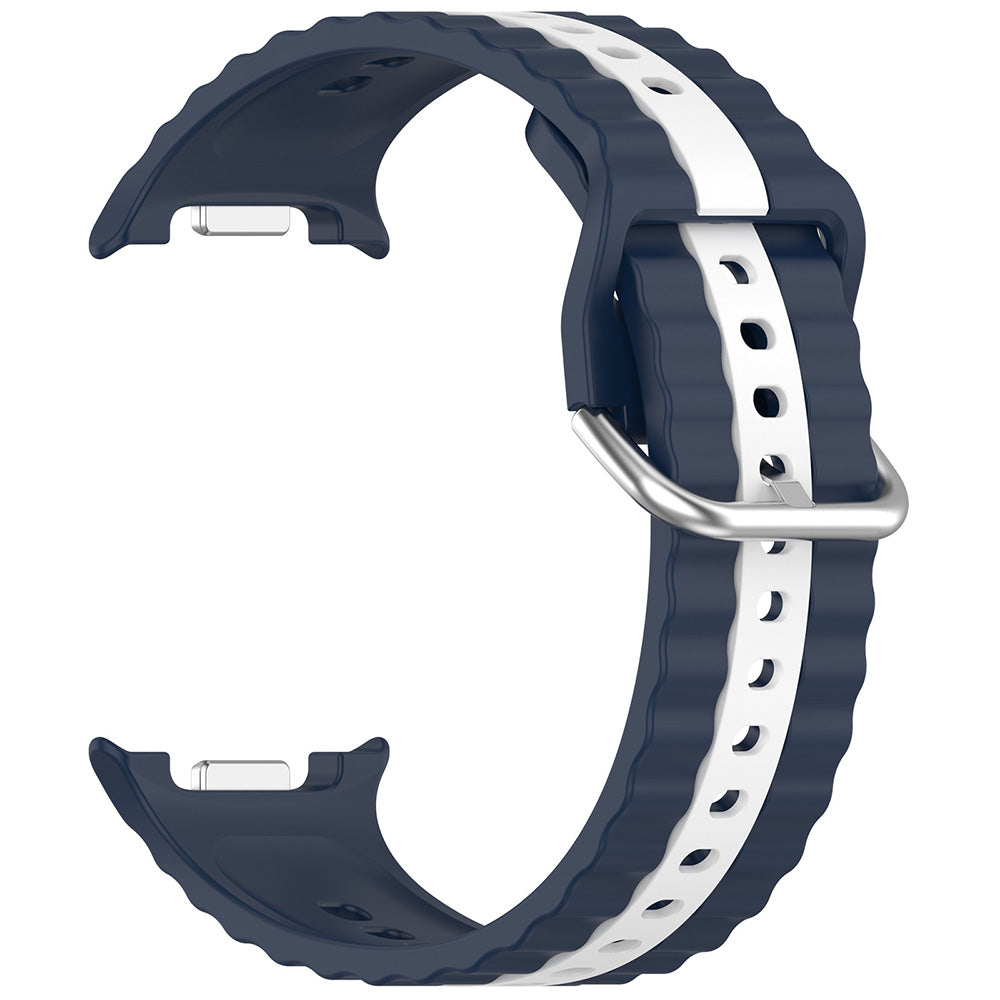 Techsuit W078 szíj Samsung Galaxy Watch 8 Classic / Watch8 44mm / Watch 8 40mm, tengerészkék
