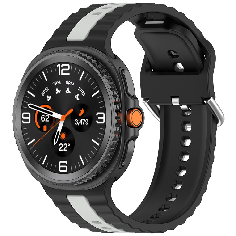 Techsuit W078 szíj Samsung Galaxy Watch8 / Watch8 Classic sorozathoz, fekete