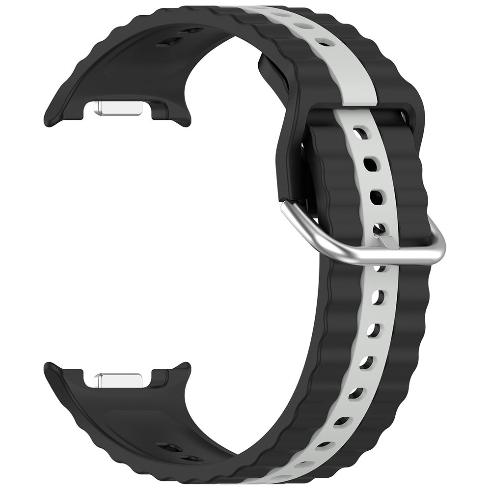 Techsuit W078 szíj Samsung Galaxy Watch8 / Watch8 Classic sorozathoz, fekete