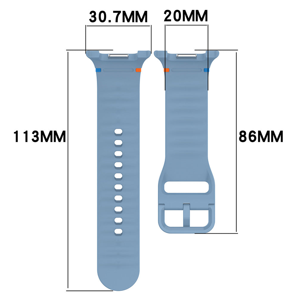 Techsuit W079 szíj Samsung Galaxy Watch8 / Watch8 Classic sorozathoz, bézs