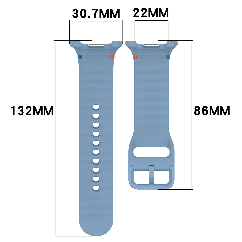 Techsuit W079 szíj a Samsung Galaxy Watch8 / Watch8 Classic sorozathoz, Narancssárga