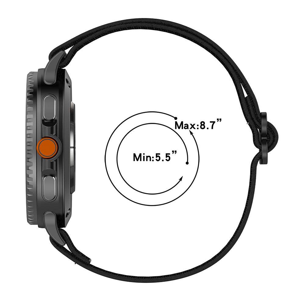 Techsuit W080 szíj Samsung Galaxy Watch8 / Watch8 Classic sorozathoz, barna