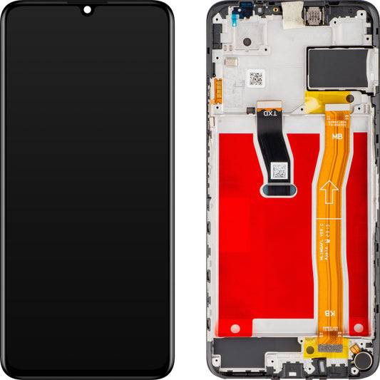 Kijelző érintőképernyővel Huawei nova Y70, kerettel, éjfekete, szervizcsomag 02354WHN
