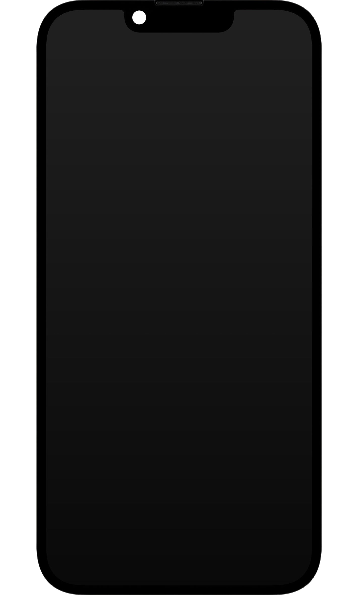 JK Érintőképernyő kijelző Apple iPhone 14 készülékhez, kerettel, In-Cell LCD verzió, Fekete