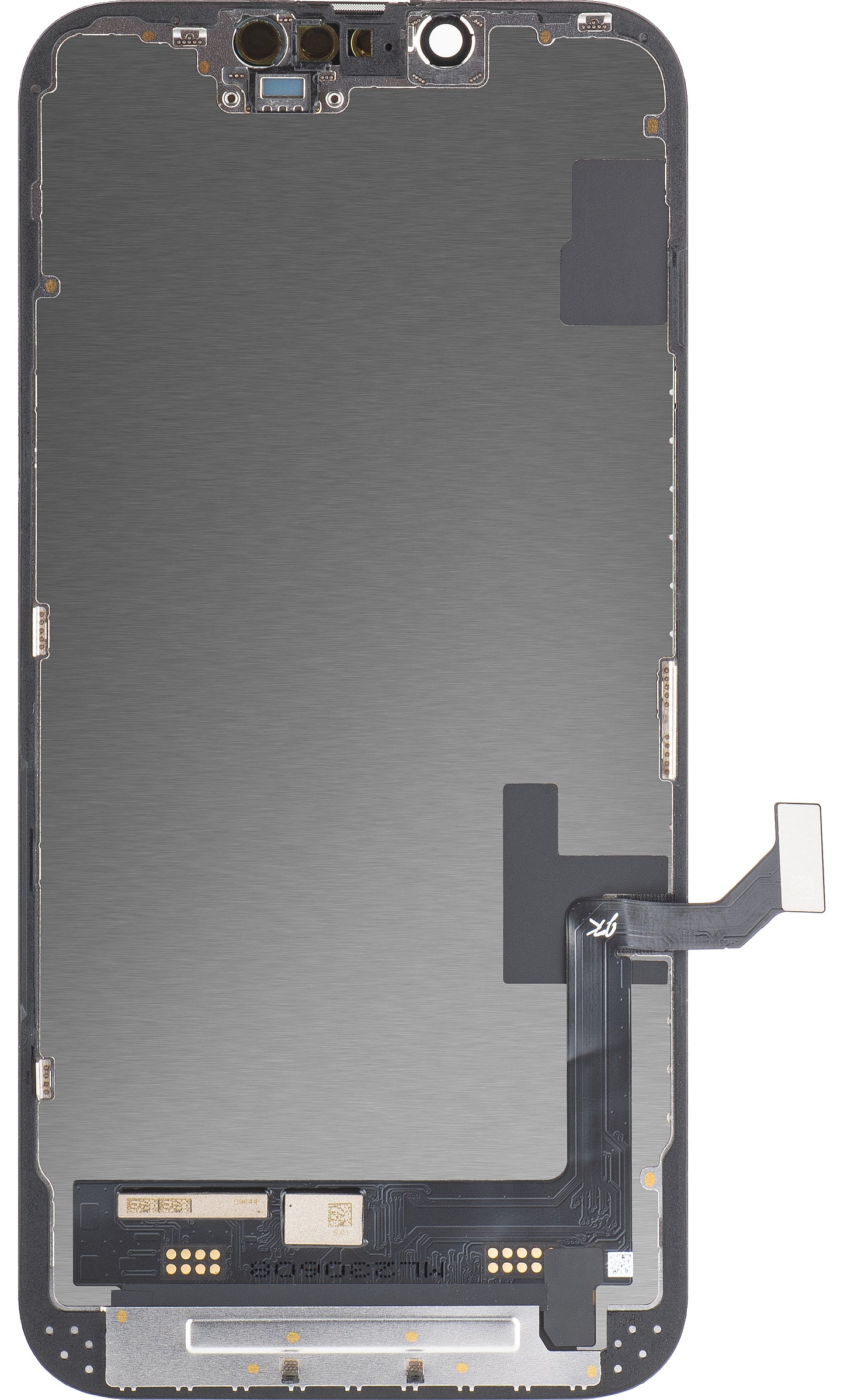 JK Érintőképernyő kijelző Apple iPhone 14 készülékhez, kerettel, In-Cell LCD verzió, Fekete