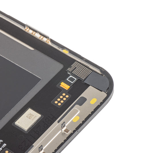 JK érintőképernyő kijelző Apple iPhone 14 Pro Max készülékhez, kerettel, In-Cell IC mozgatható LCD változat, fekete