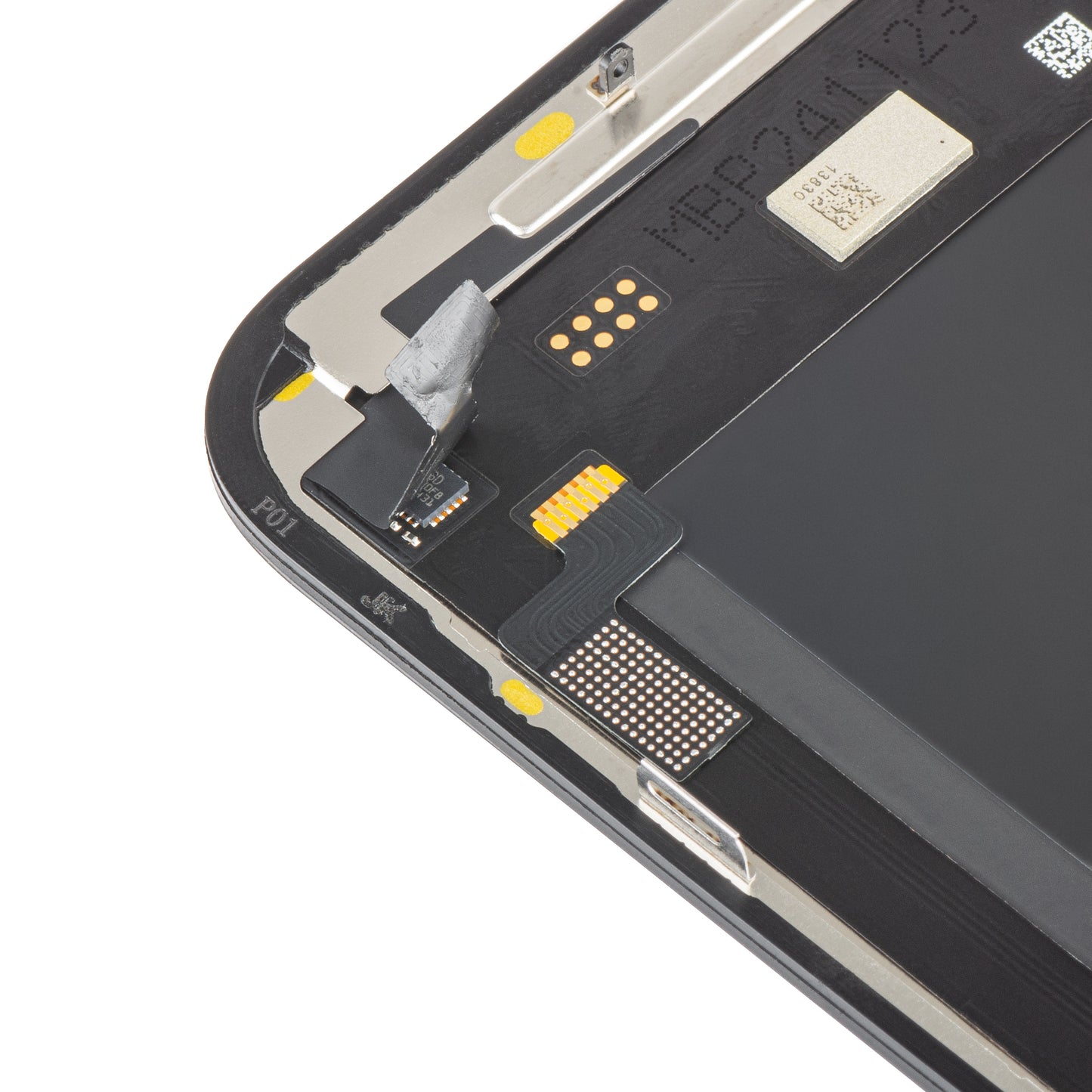 JK Touchscreen Display for Apple iPhone 15 Pro Max, with Frame, Movable In-Cell IC LCD Version, Black