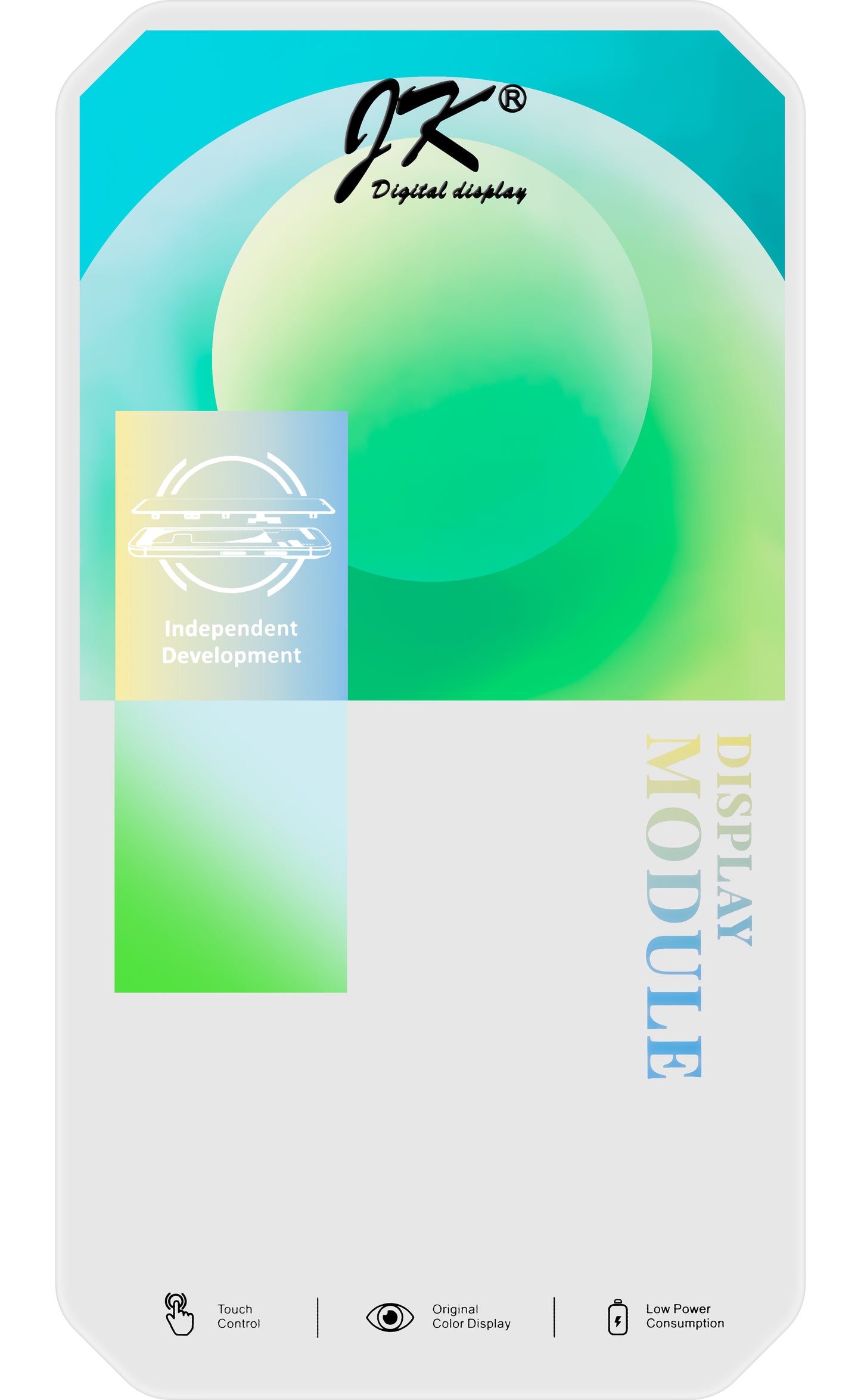 JK Érintőképernyő kijelző Apple iPhone 13 Pro Max készülékhez, kerettel, In-Cell LCD verzió, Fekete