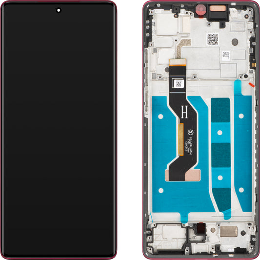 Motorola Moto G85 kijelző érintőképernyővel, kerettel, kék (Relucent Blue), Service Pack 5D68C29595