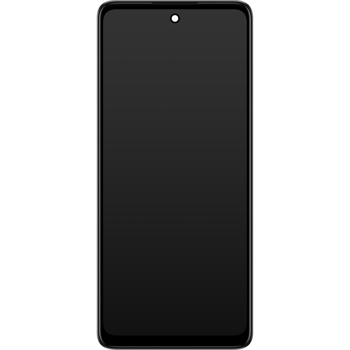 Motorola Moto Moto Moto G51 5G érintőképernyős kijelző, kerettel, fekete, szervizcsomag 5D68C20028
