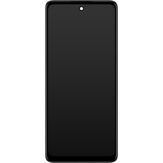 Motorola Moto Moto Moto G51 5G érintőképernyős kijelző, kerettel, fekete, szervizcsomag 5D68C20028