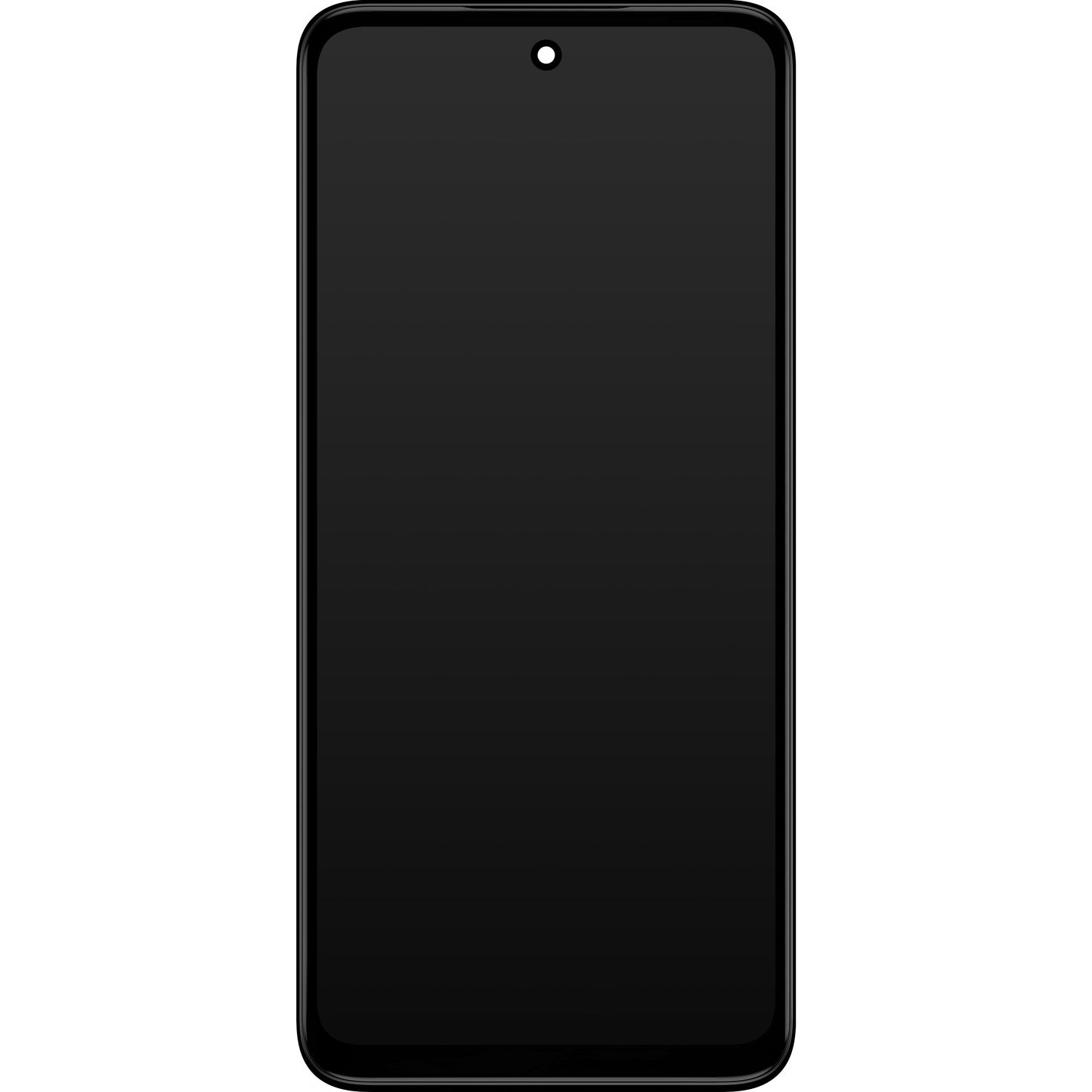 Motorola Moto G23 érintőképernyős kijelző érintőképernyővel, kerettel, fekete, szervizcsomag 5D68C22092