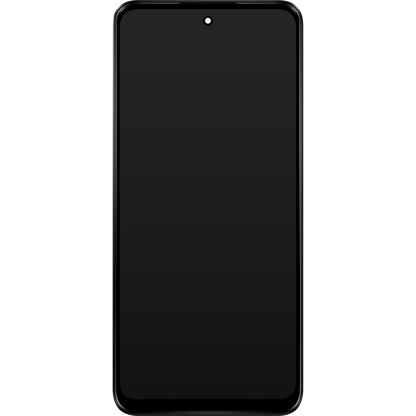 Motorola Moto G13 érintőképernyős kijelző kerettel, fekete (matt szén), szervizcsomag 5D68C22318