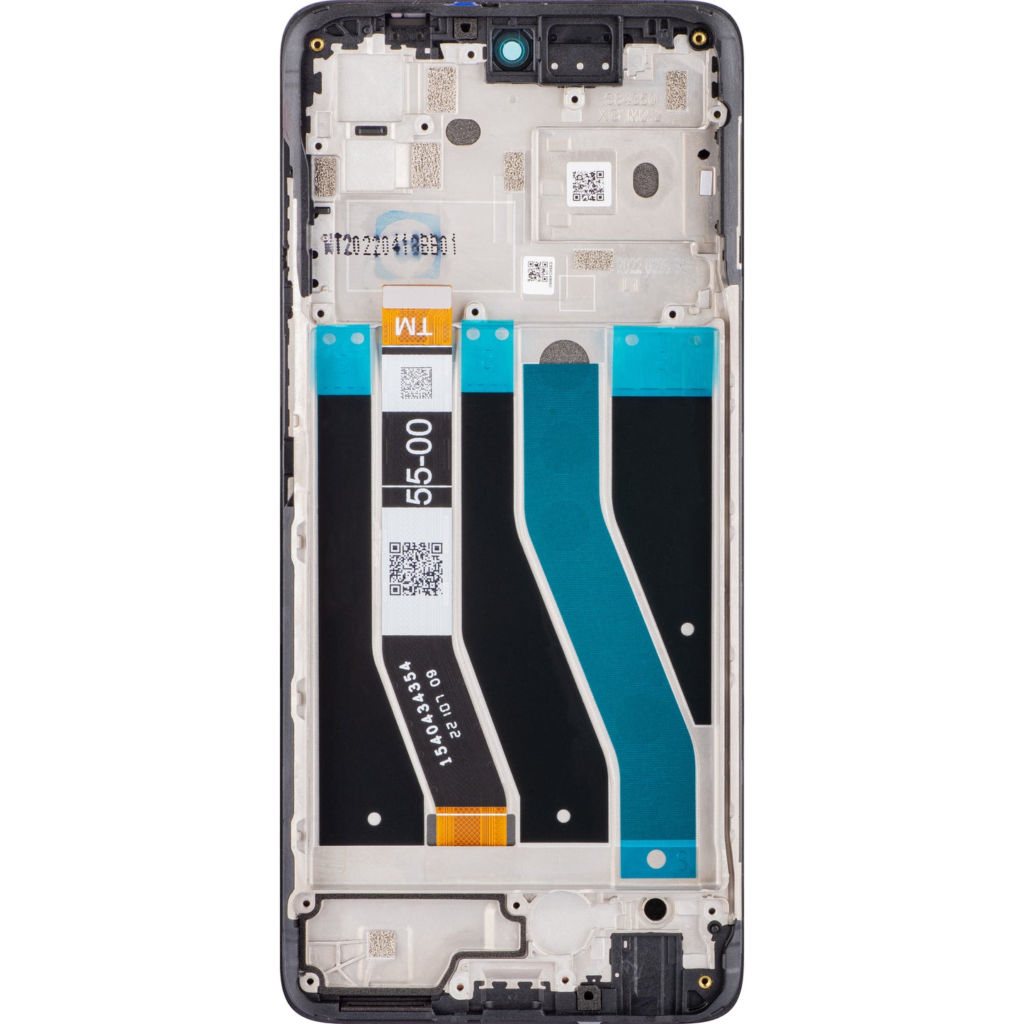 Motorola Moto Moto Moto G62 5G érintőképernyős kijelző, kerettel, fekete, szervizcsomag 5D68C20934