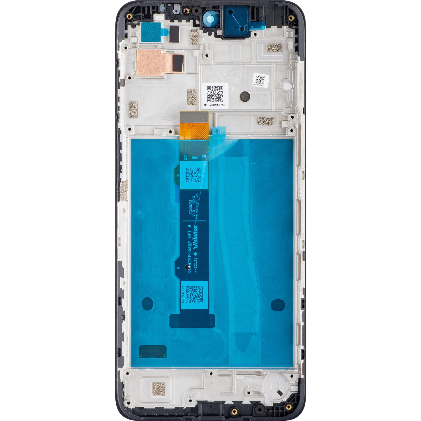 Motorola Moto Moto Moto G42 érintőképernyős kijelző, kerettel, fekete, szervizcsomag 5D68C21049