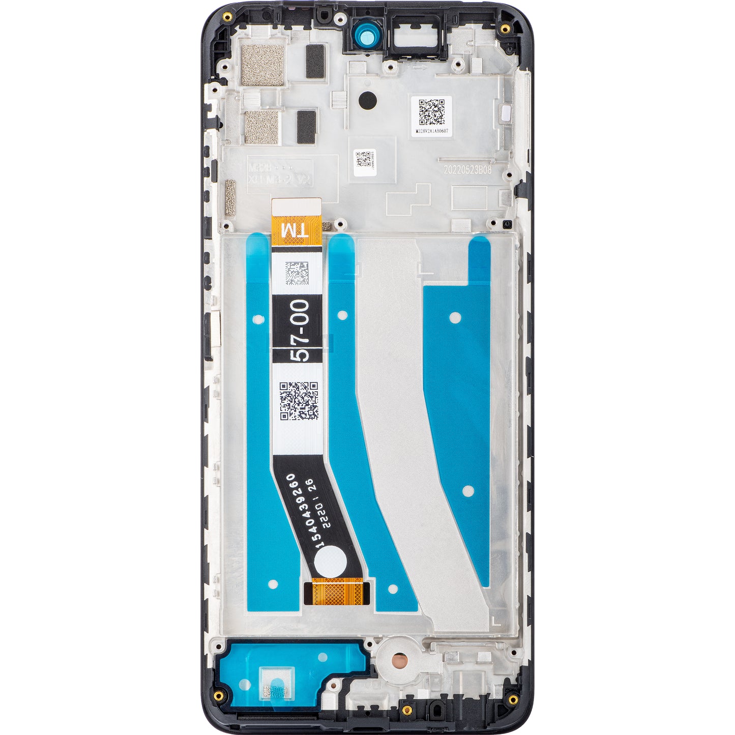 Motorola Moto G32 érintőképernyős kijelző érintőképernyővel, kerettel, ásványszürke, szervizcsomag 5D68C21151