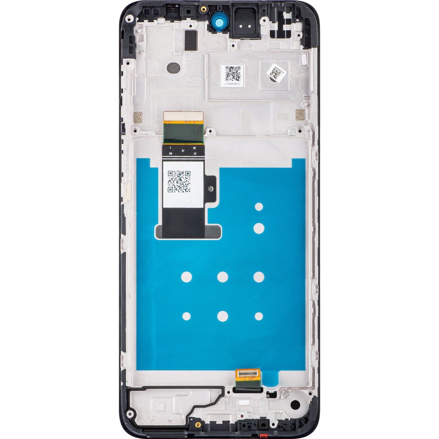 Motorola Moto G13 érintőképernyős kijelző kerettel, fekete (matt szén), szervizcsomag 5D68C22318