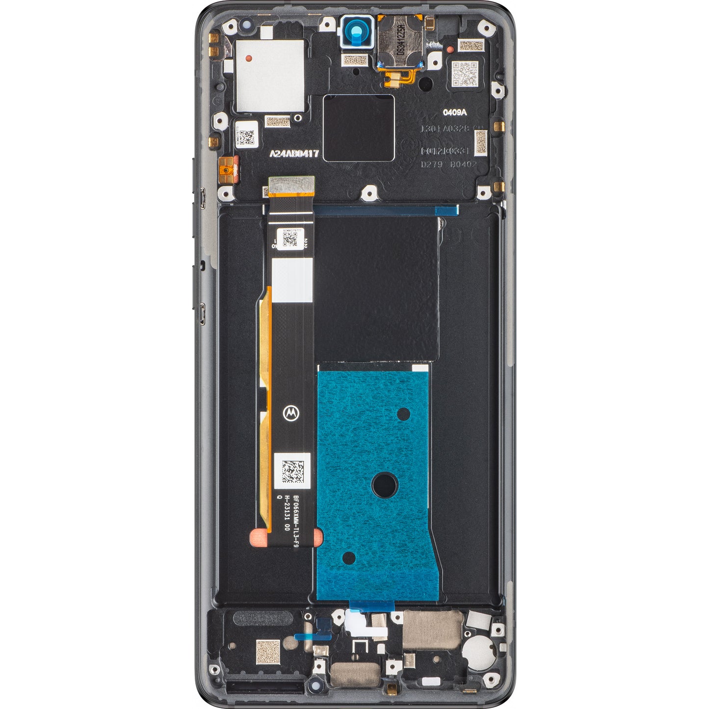 Érintőképernyős kijelző Motorola Edge 40, kerettel, fekete (Eclipse Black), szervizcsomag 5D68C22670