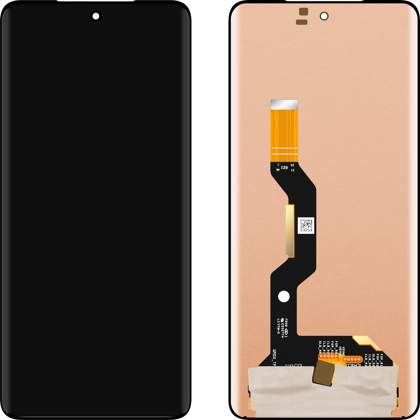 MP érintőképernyős kijelző kompatibilis a Motorola Edge 60 Fusion készülékkel