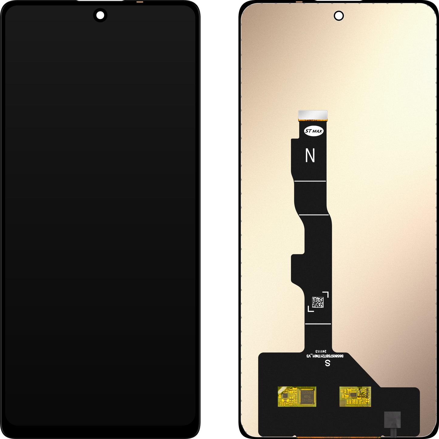 MP érintőképernyős kijelző kompatibilis Xiaomi Poco F5 / Redmi Note 12 Turbo / Note 13 5G készülékekkel