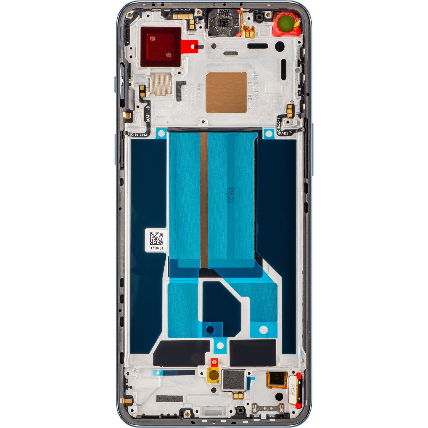 OnePlus Nord 2 5G érintőképernyős kijelző, kerettel, kék (Blue Haze), Service Pack 4907924