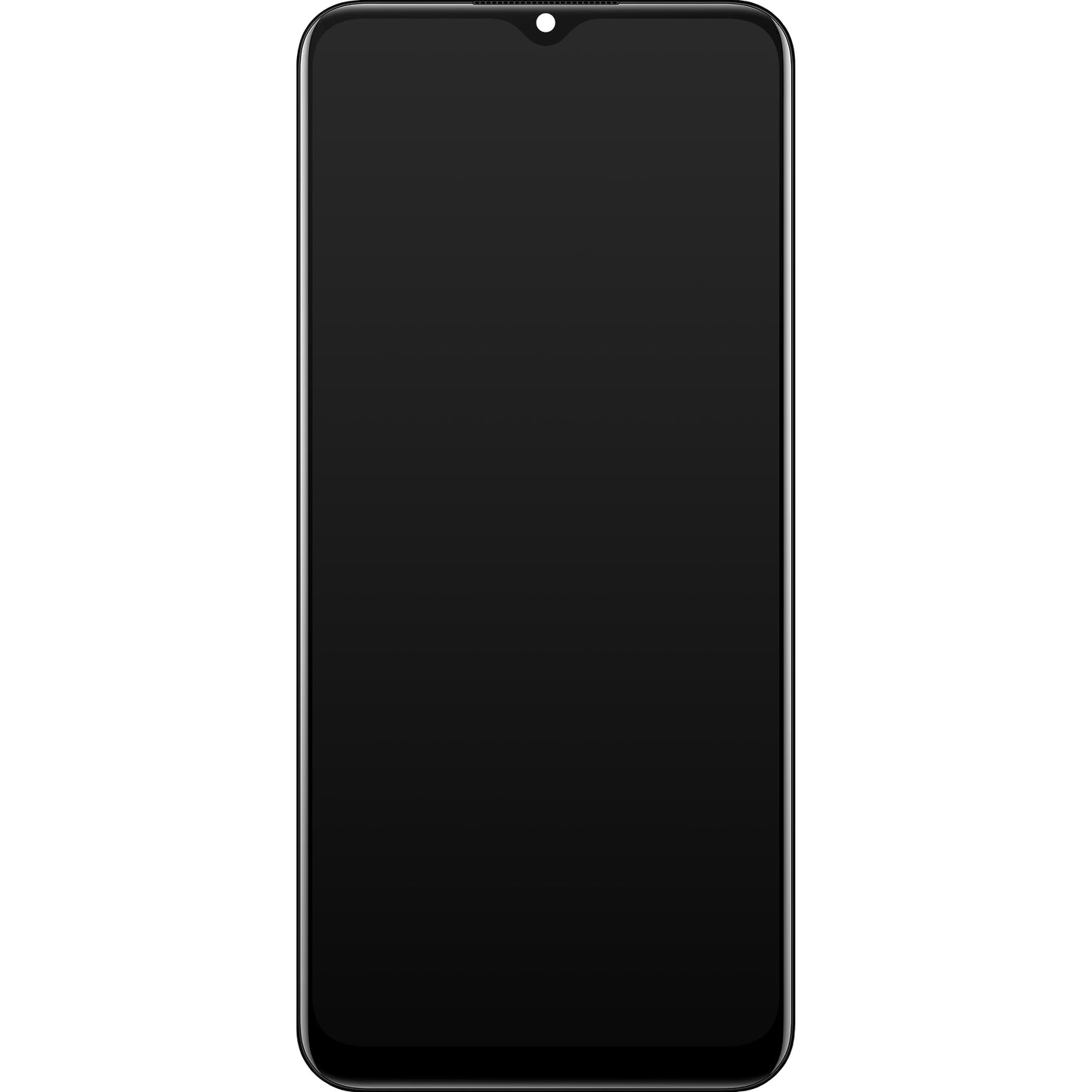 Érintőképernyős kijelző Realme C21Y, kerettel, fekete, szervizcsomag 4908747