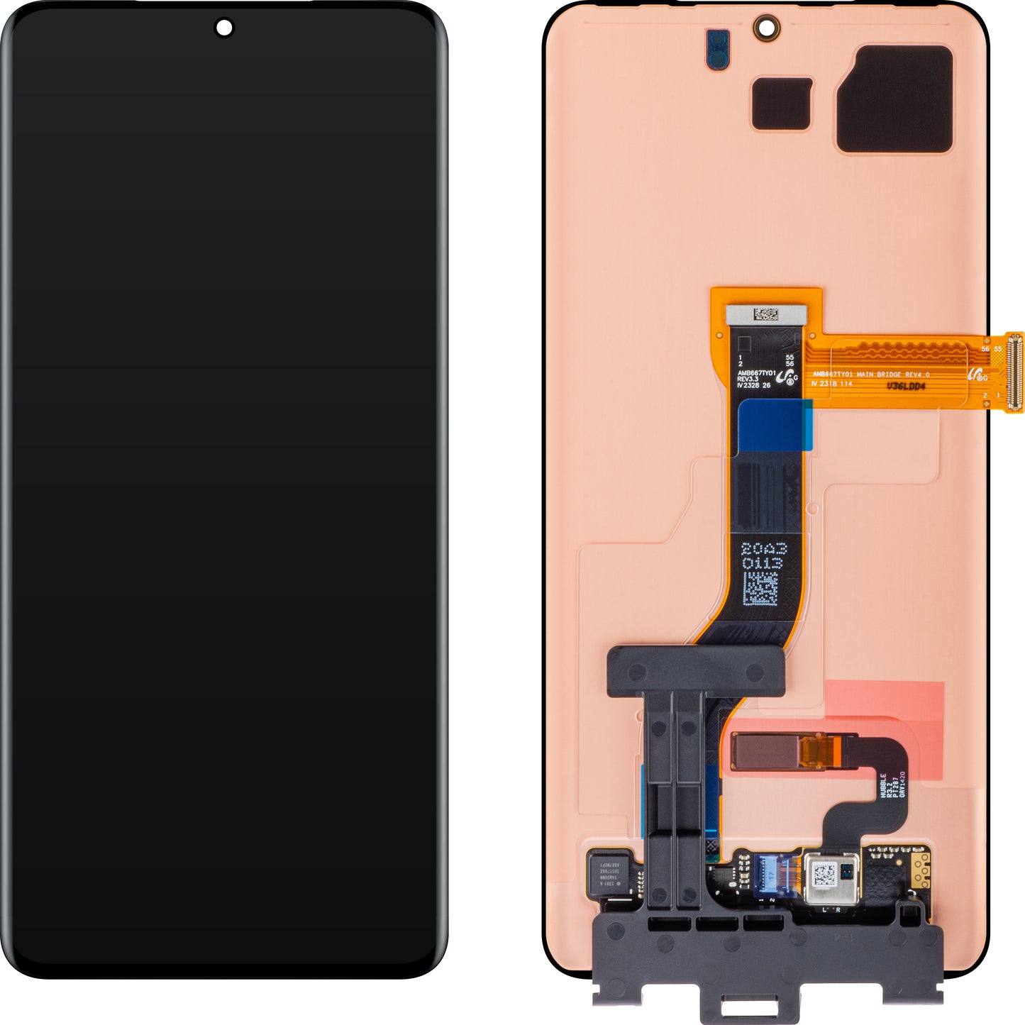 Érintőképernyő Samsung Galaxy Galaxy S20+ 5G G986 / S20+ G985, szervizcsomag GH96-13030A