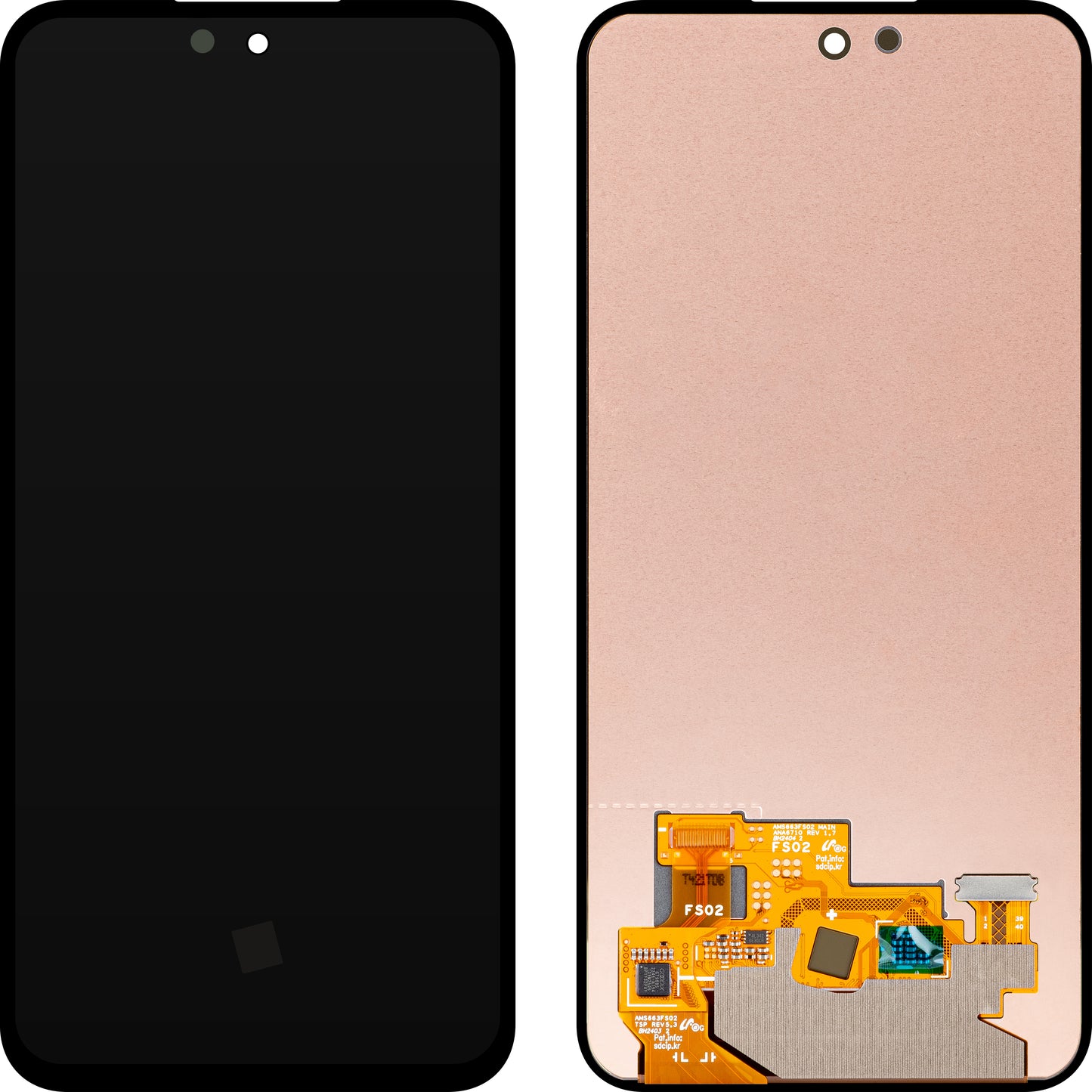 Érintőképernyős kijelző Samsung Galaxy A55 5G A556, szervizcsomag GH82-34308A