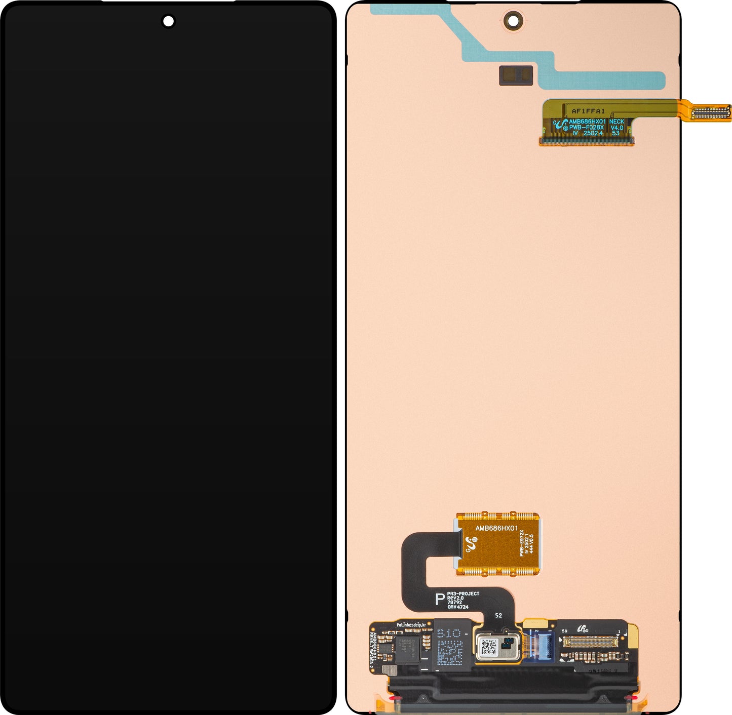 Samsung Galaxy S25 Ultra S938 érintőképernyős kijelző, Service Pack GH82-36588A