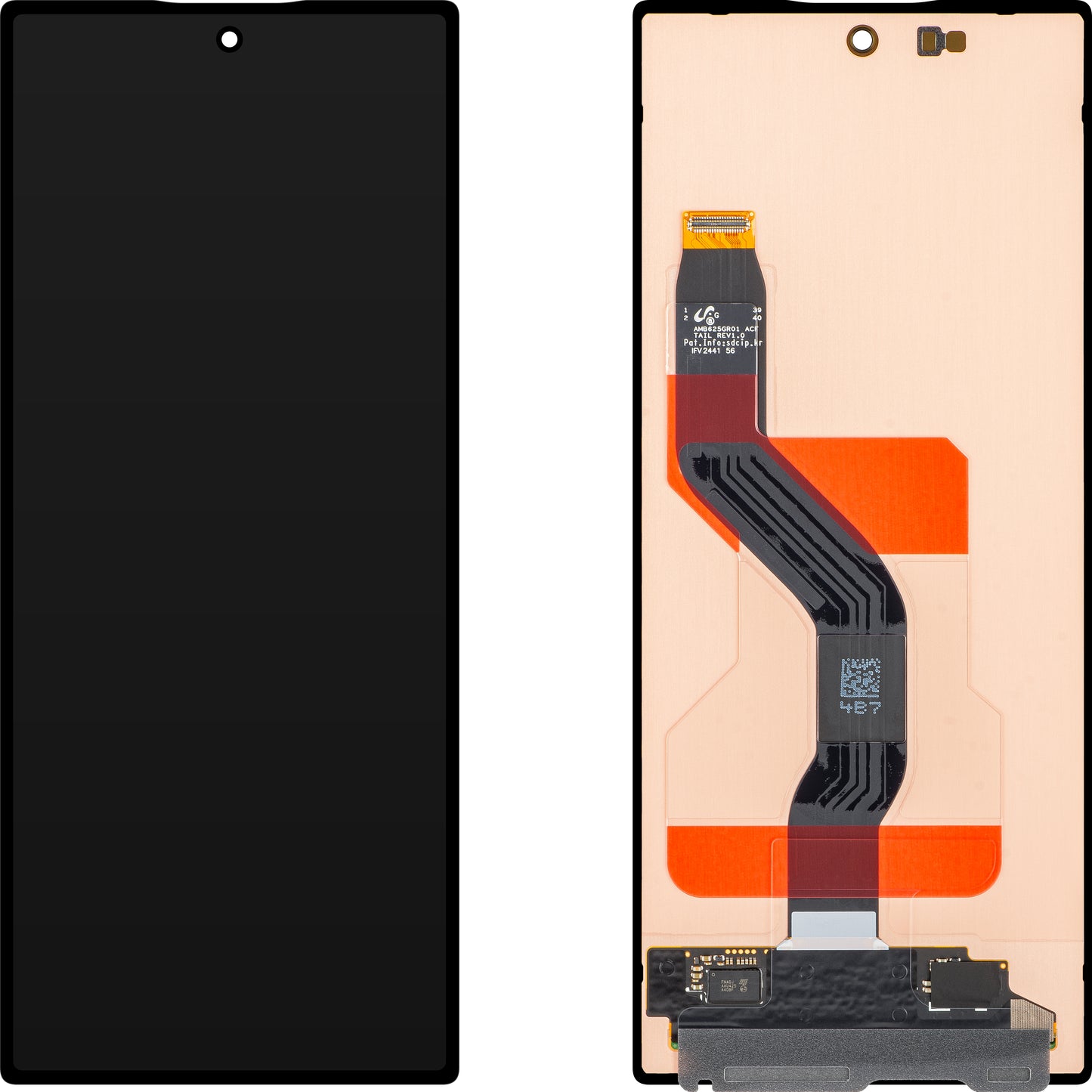 Samsung Galaxy Z Fold6 F956 kijelző érintőképernyővel, Sub Outer, Service Pack GH82-35047A