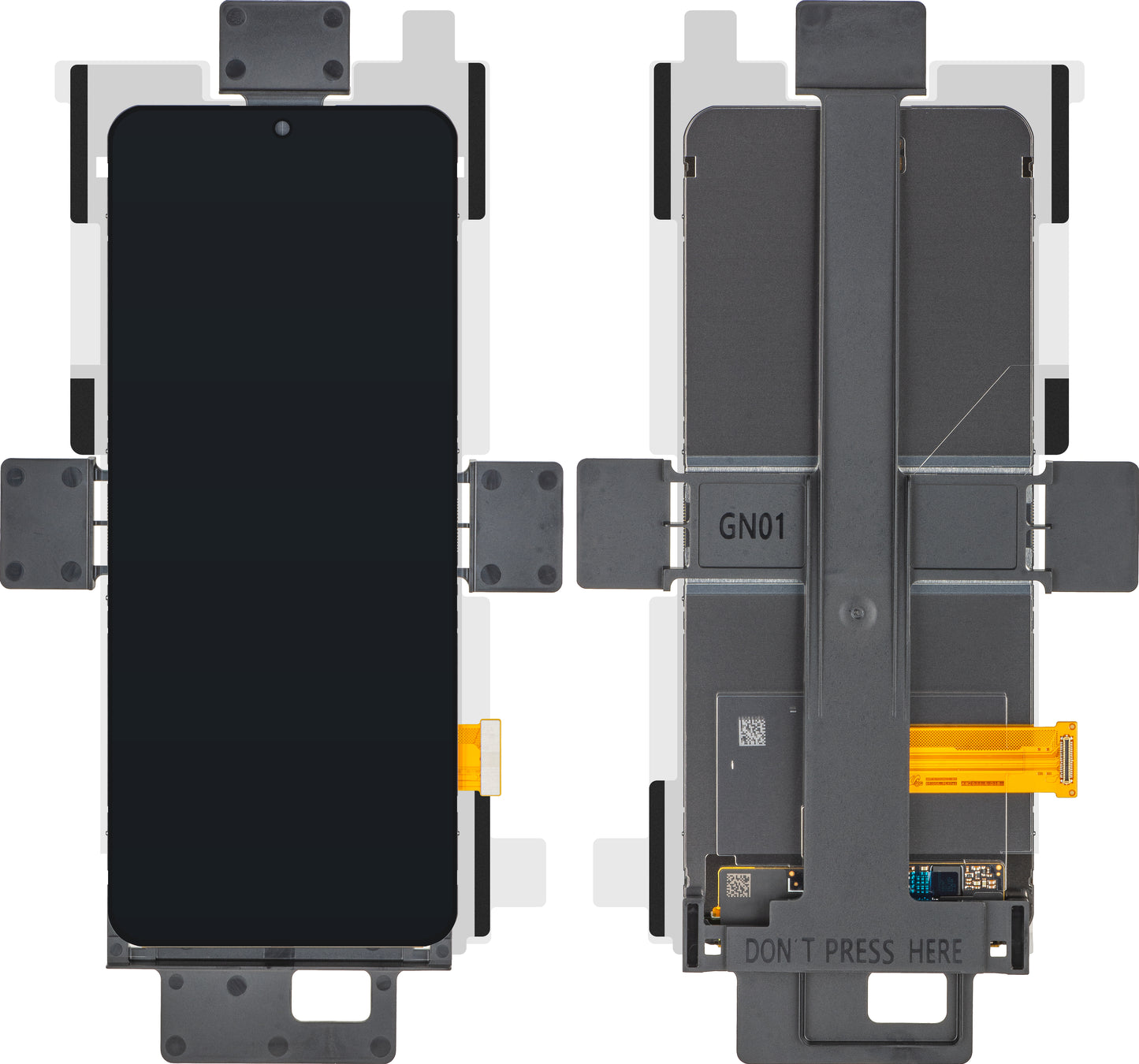 Samsung Galaxy Z Flip6 F741 érintőképernyős kijelző, belső alkatrész, Service Pack GH82-35022A