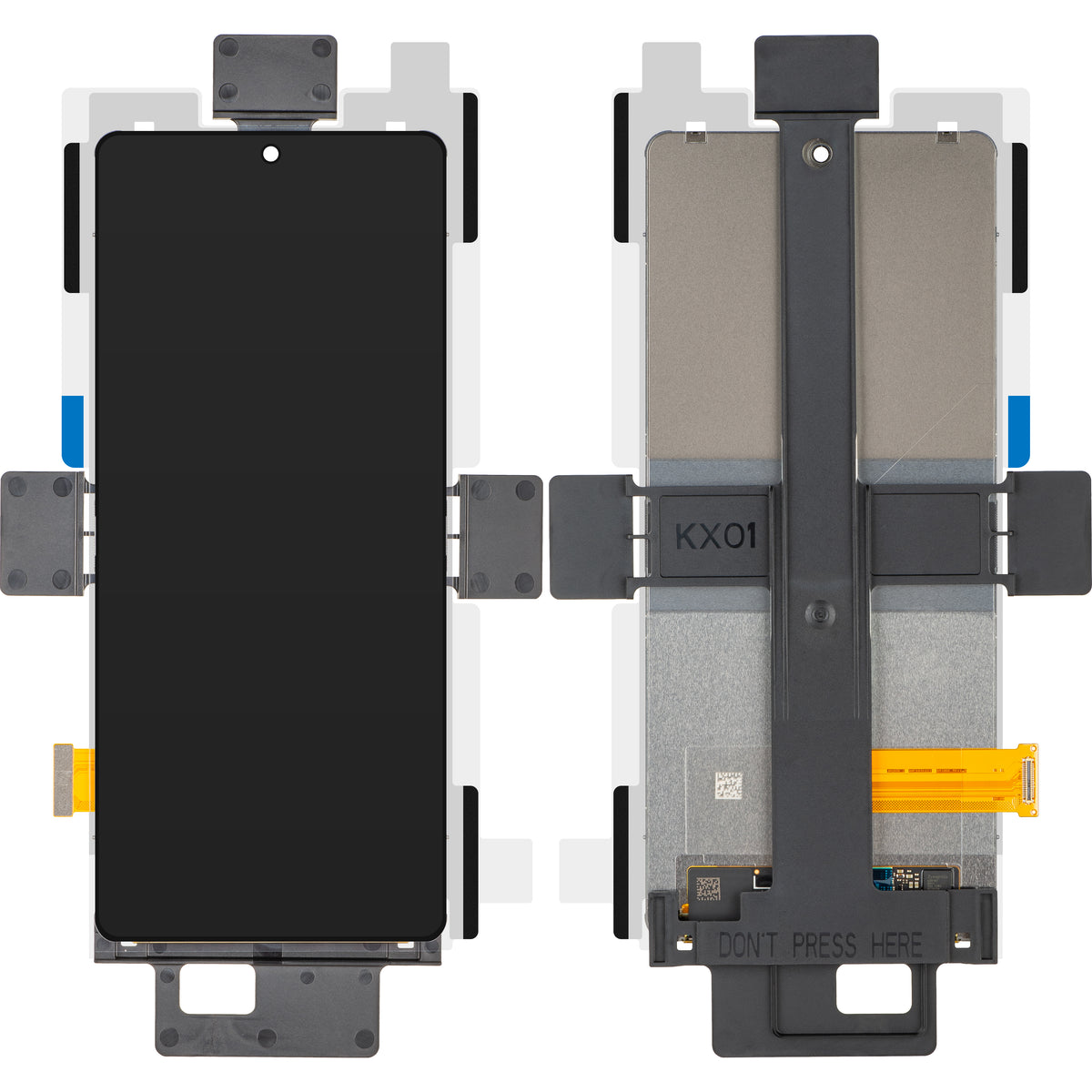 Samsung Galaxy Z Flip8 F776 / Z Flip7 F766 érintőképernyős kijelző, belső alkatrész, Service Pack GH82-37578A