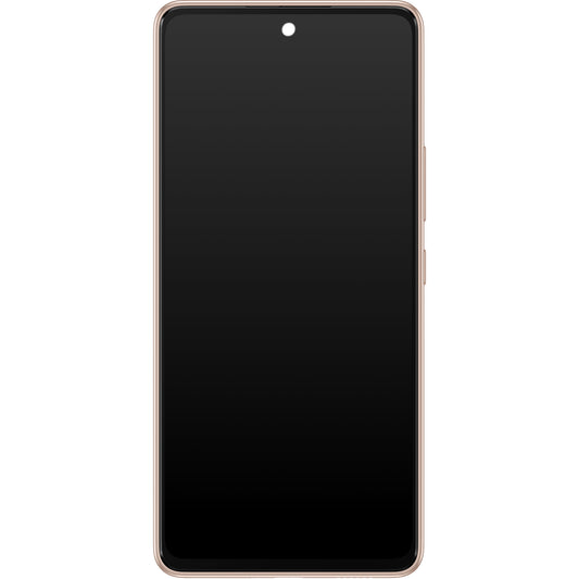 Samsung Galaxy A53 5G A536 érintőképernyős kijelző Samsung Galaxy A53 5G A536, kerettel, narancssárga (barack), szervizcsomag GH82-28024D