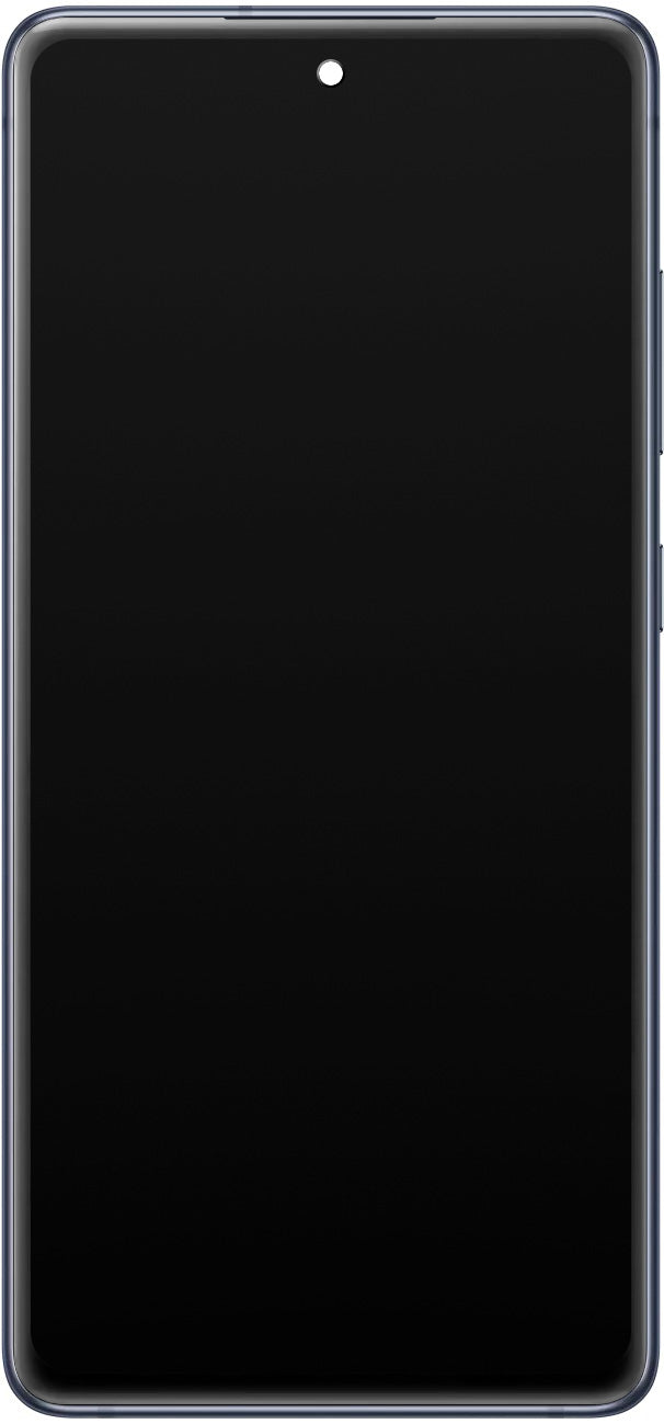 Samsung Galaxy S20 FE 5G G781 érintőképernyős kijelző, kerettel, tengerészkék, Swap GH82-24214A