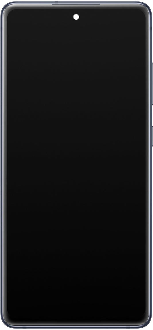 Samsung Galaxy S20 FE 5G G781 érintőképernyős kijelző, kerettel, tengerészkék, Swap GH82-24214A
