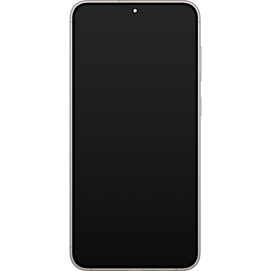 Samsung Galaxy S23+ S916 érintőképernyős kijelző, kerettel, fehér (krém), Service Pack GH82-30476B