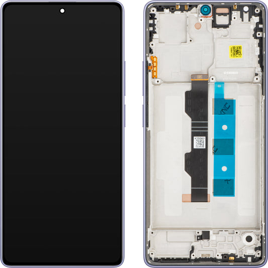 Xiaomi Redmi Note 13 Pro 4G érintőképernyős kijelző, kerettel, Lila (Levendula Lila), Service Pack 56000200N600