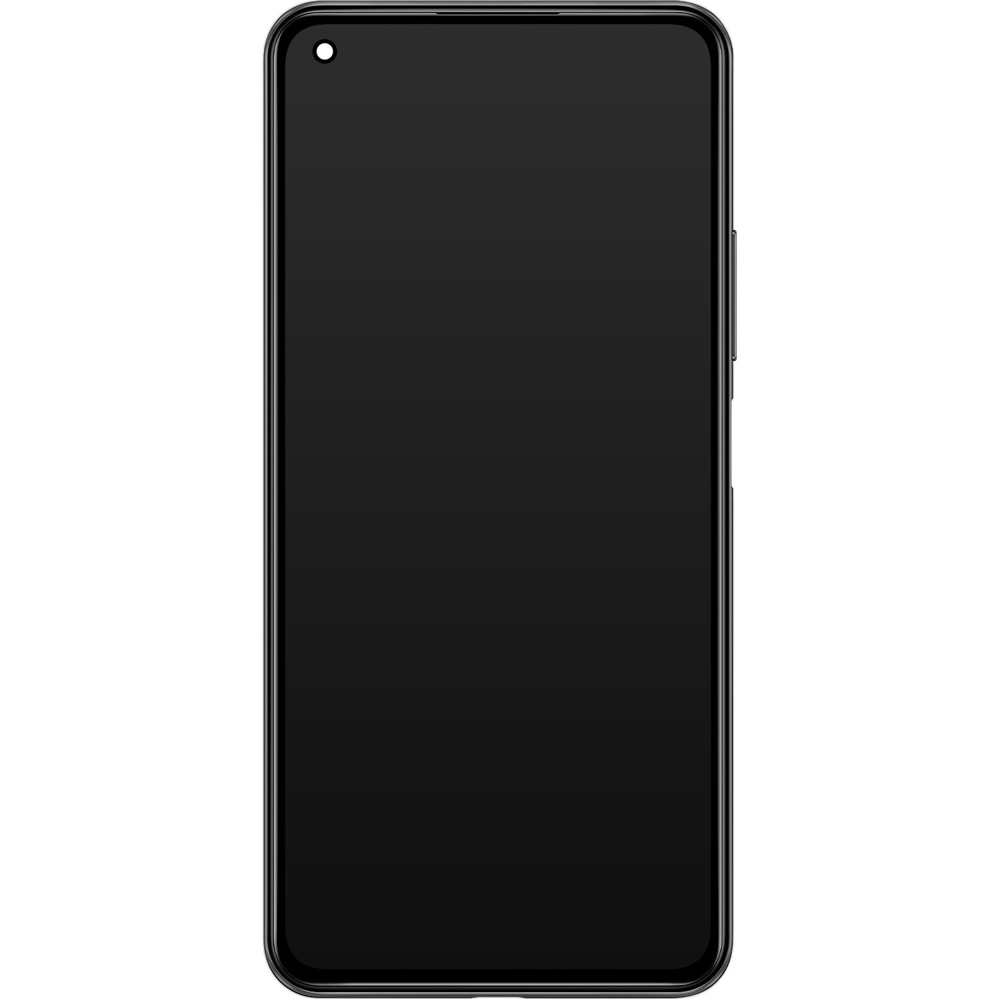 Xiaomi 11 Lite 5G NE érintőképernyős kijelző, kerettel, fekete (Truffle Black), Swap 5600030K9D00