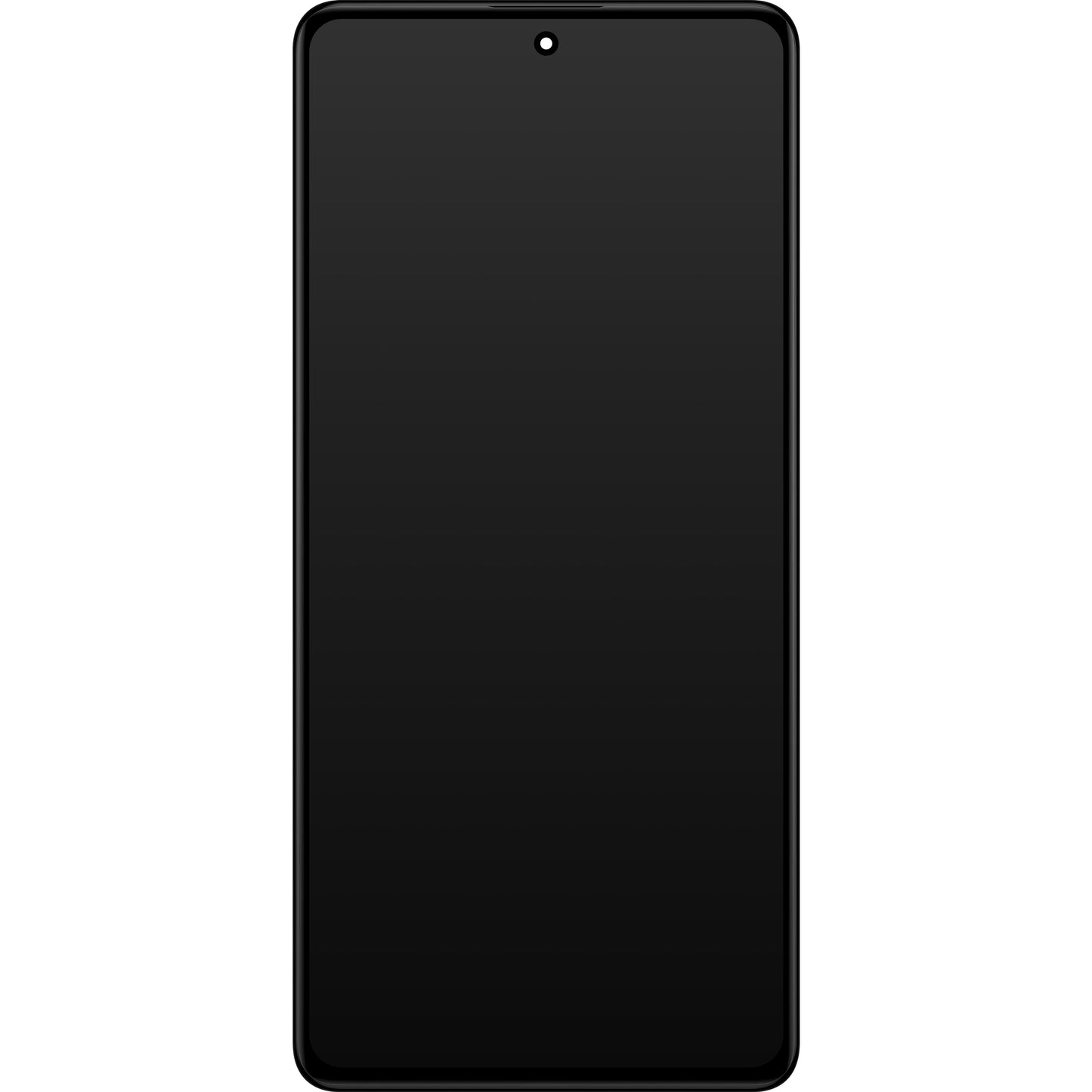 Xiaomi Redmi Note 12 Pro 5G érintőképernyős kijelző kerettel, fekete (Midnight Black), szervizcsomag 5600010M1600