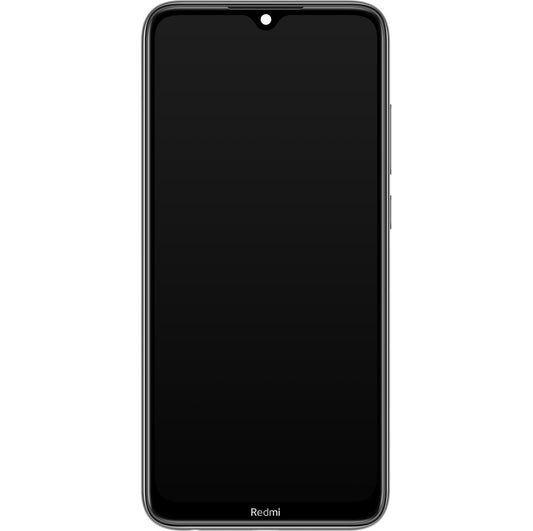 Xiaomi Redmi Note 8T érintőképernyős kijelző, kerettel, ezüst (holdfény fehér), szervizcsomag 5600020C3X00