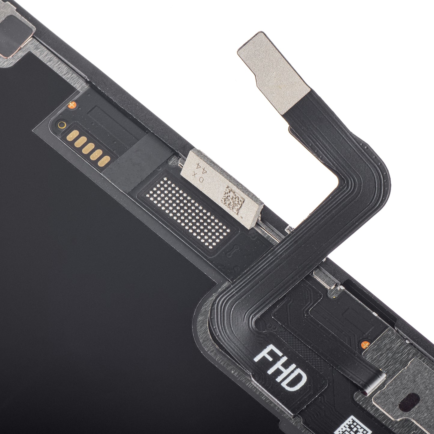 ZY érintőképernyő kijelző Apple iPhone 12 / 12 Pro készülékhez, kerettel, In-Cell IC mozgatható LCD változat, fekete