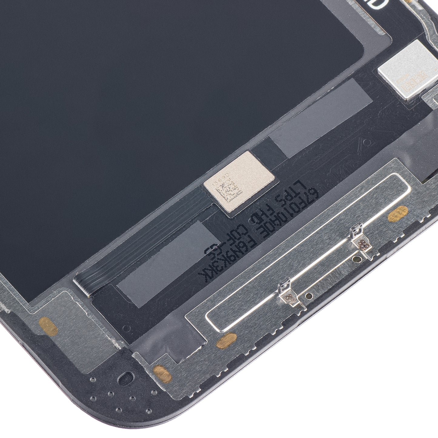 ZY érintőképernyő kijelző Apple iPhone 12 Pro Max készülékhez, kerettel, In-Cell IC mozgatható LCD változat, fekete