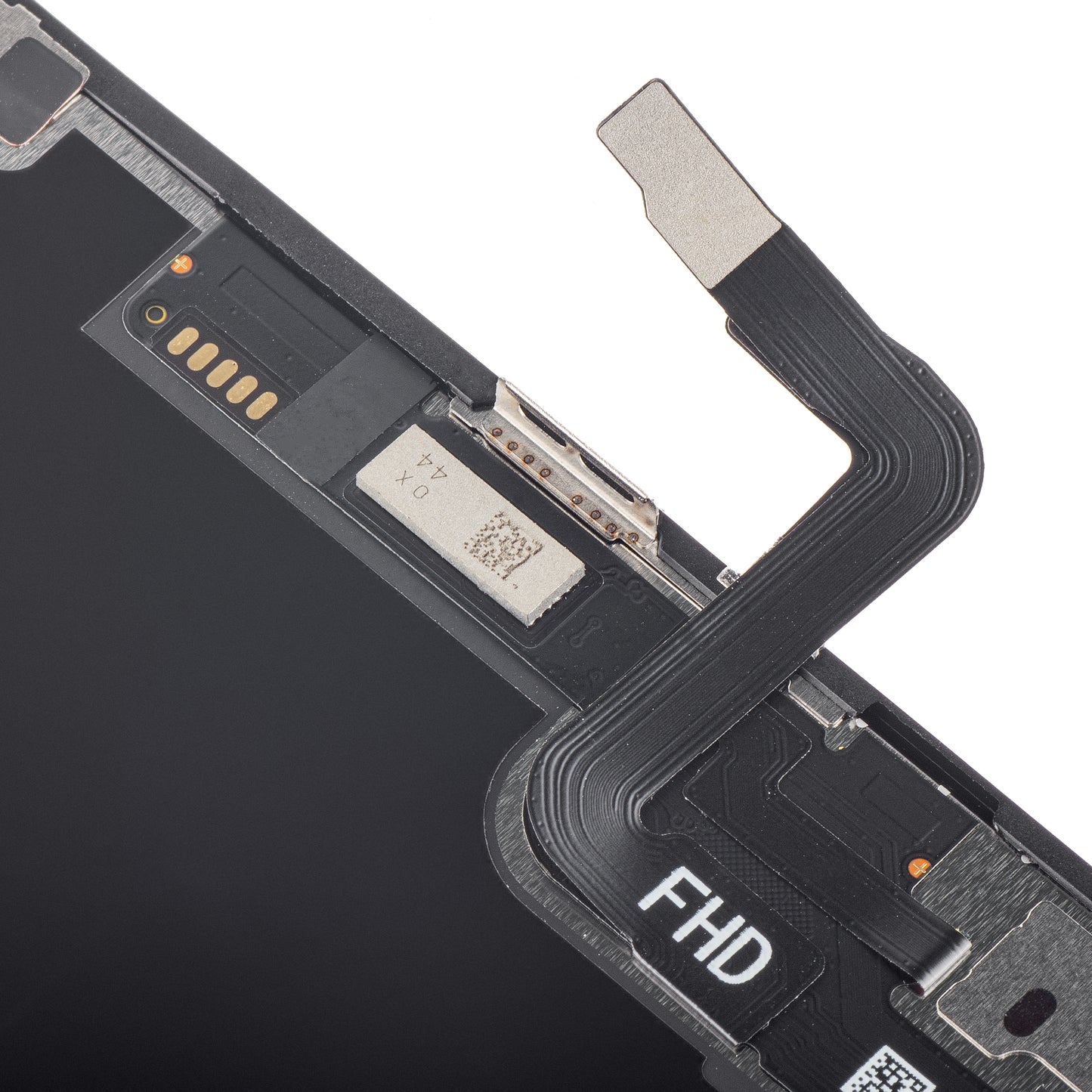 ZY érintőképernyő kijelző Apple iPhone 12 / 12 Pro készülékhez, kerettel, In-Cell IC mozgatható LCD változat, fekete