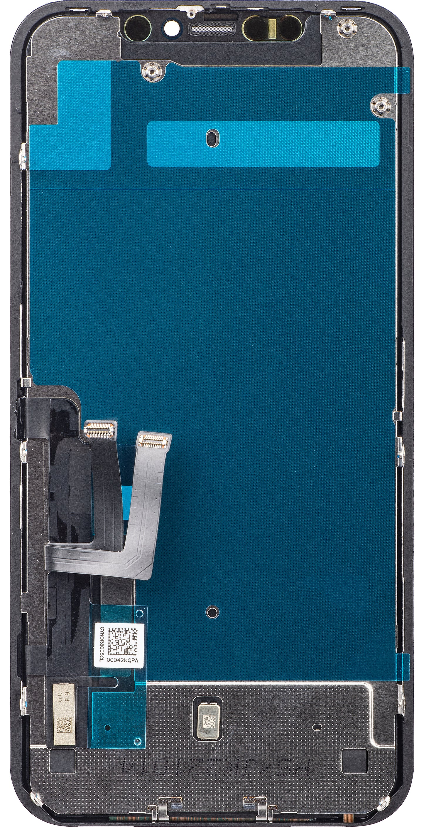 JK Érintőképernyő kijelző Apple iPhone 11 készülékhez, kerettel, In-Cell LCD verzió, fekete