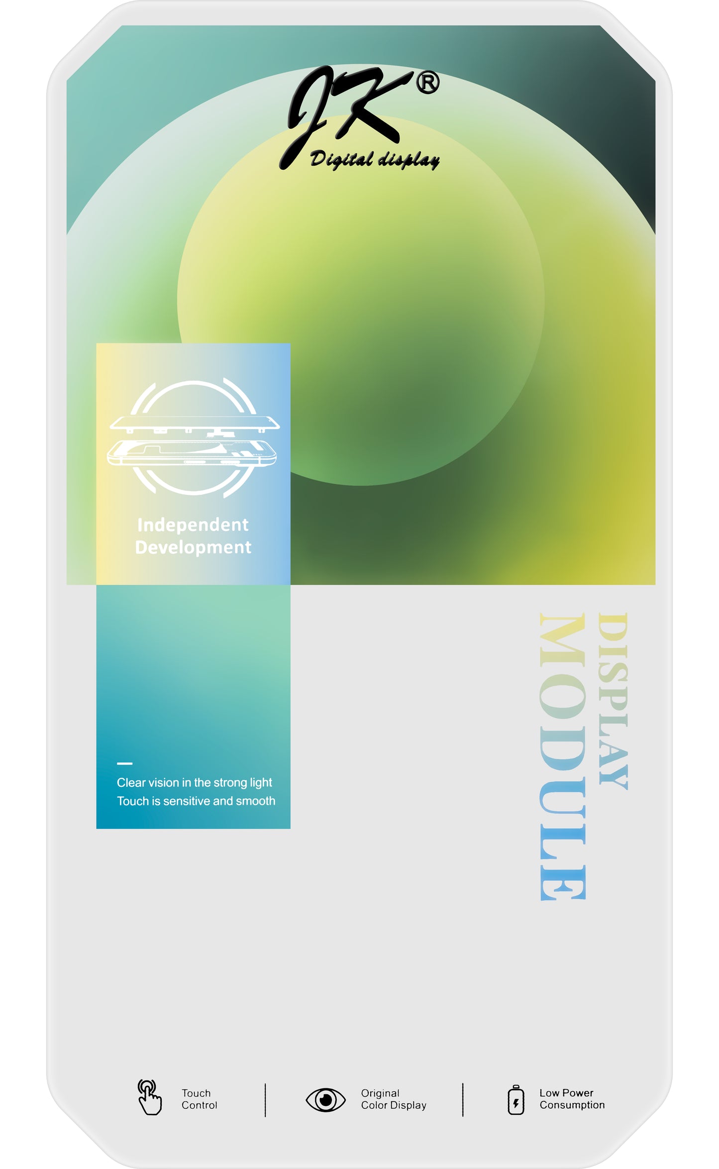 JK Érintőképernyő kijelző Apple iPhone X készülékhez, kerettel, In-Cell LCD verzió, Fekete